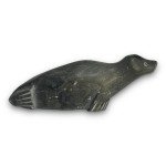 Unique 1977 Seal Soapstone Inuit Carving