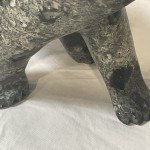 Signed 6" Inuit Stone Polar Bear Carving