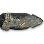 Unique 1977 Seal Soapstone Inuit Carving