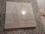 David Bernett Inuit Girls Marble Art Sculpture