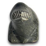 Unique 1977 Seal Soapstone Inuit Carving