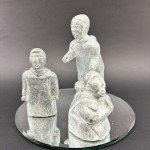 Hand Carved Inuit Soapstone Sculpture - 4”