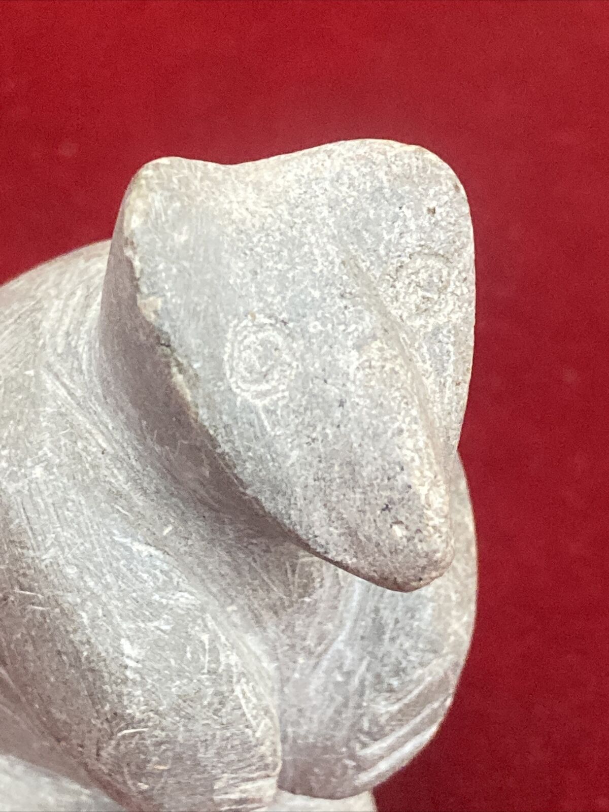 Inuit Handcarved Vintage Bear Stone Carving (V1)