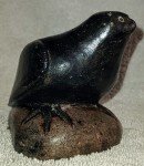 Inuit Carved Stone Bird Sculpture - Vintage