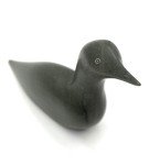 Inuit Stone Bird Carving by Silas Tukallak