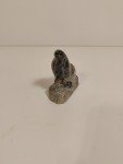 Signed Hand-Carved Inuit Stone Seal Sculpture