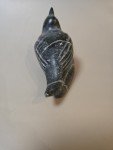 Hand-Carved Inuit Soapstone Seal - Signed & Numbered