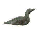 Inuit Stone Bird Carving by Silas Tukallak