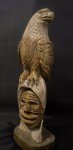 Authentic Bald Eagle Inuit Soapstone Carving by Travis Thomas