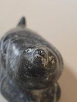 Hand-Carved Inuit Soapstone Seal - Signed & Numbered