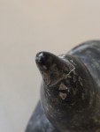 Hand-Carved Inuit Soapstone Seal - Signed & Numbered