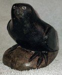 Inuit Carved Stone Bird Sculpture - Vintage