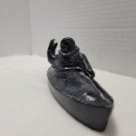 Inuit Soapstone Hunting Kayak Sculpture from Vancouver
