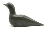 Inuit Stone Bird Carving by Silas Tukallak