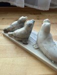 Glenys Peach Inuit Carving: Seals from Canada