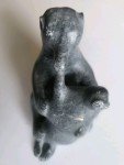 Inuit Soapstone Carving: Polar Bear and Seal