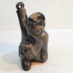 Handmade Soapstone Inuit Hunter Carving - No Spear