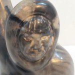 Handmade Soapstone Inuit Hunter Carving - No Spear