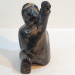 Handmade Soapstone Inuit Hunter Carving - No Spear