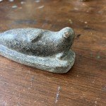 Vintage Inuit Carved Soapstone Seal Sculpture