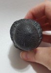 Hand-Carved Black Stone Inuit Child Figurine