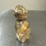 Signed Inuit Stone Biliken Figurine by H. Ihana