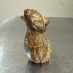 Signed Inuit Stone Biliken Figurine by H. Ihana