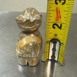 Signed Inuit Stone Biliken Figurine by H. Ihana