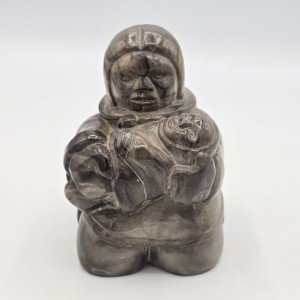 Thorn Canada Soapstone Mother & Child Sculpture
