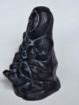 Inuit Soapstone Carving: Mother and Baby Figure