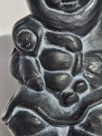 Inuit Soapstone Carving: Mother and Baby Figure