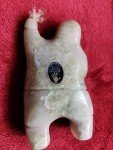 Inuit Soapstone Hunter Figurine by Levi Tetpon