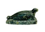 Hand Carved Soapstone Seal Sculpture - Inuit Art