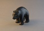 Inuit Stone Carving - Walking Black Bear Cub
