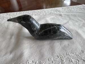 Inuit Bird Art Carving from Canada