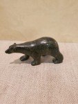 Inuit Serpentine Stone Bear Carving by Tim Pee