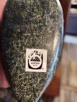 Signed Soapstone Seal Inuit Carving