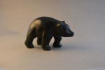 Inuit Stone Carving - Walking Black Bear Cub