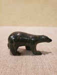 Inuit Serpentine Stone Bear Carving by Tim Pee