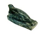 Hand Carved Soapstone Seal Sculpture - Inuit Art