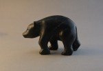 Inuit Stone Carving - Walking Black Bear Cub