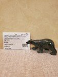 Inuit Serpentine Stone Bear Carving by Tim Pee