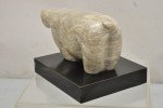 Inuit Polar Bear Abstract Marble Sculpture by Sheryl C. Benjamin