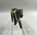 Vintage Inuit Soapstone Sled Dog Carving