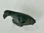 Hand Carved Inuit Green Granite Raven Figurine