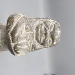 Large Vintage Inuit Soapstone Carving of Man