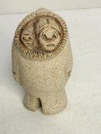 Inuit Family Soapstone Carving by OOK, 1995