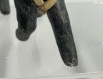 Vintage Inuit Soapstone Sled Dog Carving