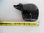 Inuit Black Stone Bear Carving Art