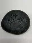 Inuit Stone Roundel: Hunters and Dancers Carving